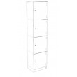 Lockers 4 doors - bank of 4 x high & 1 x Wide
